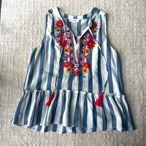 THML- Floral Tunic Tank - Size L